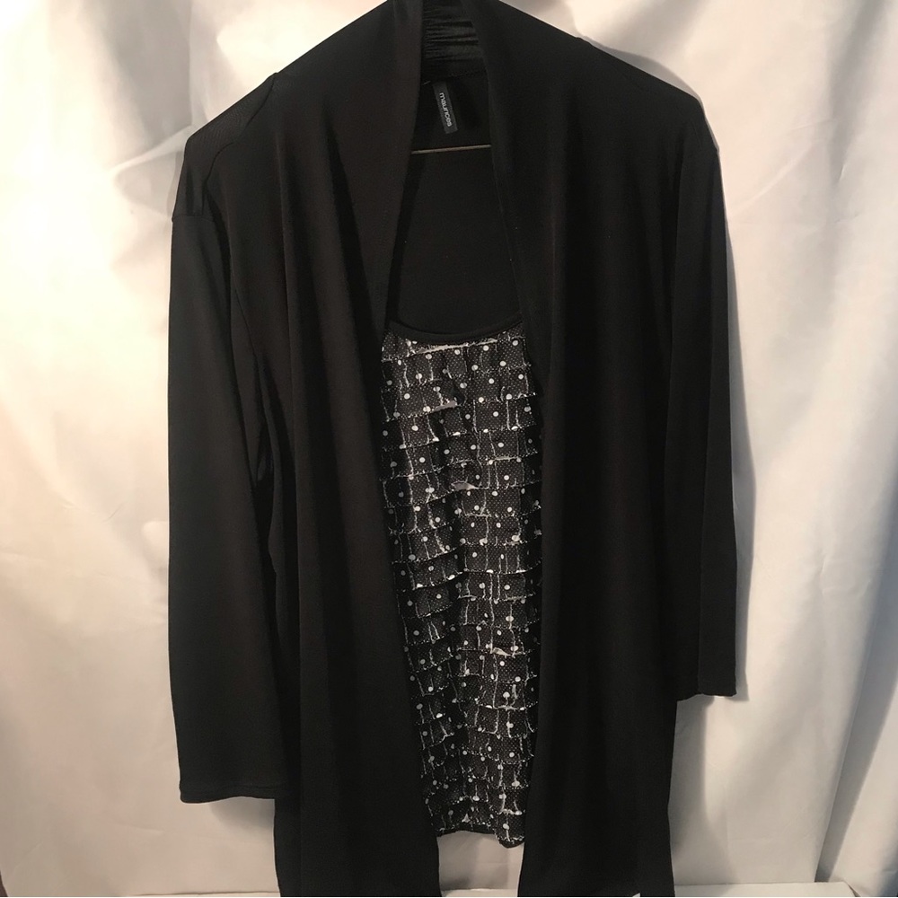 Maurices Black Top with Tank